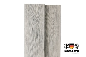 Террасная доска Bamberg Square 3D Natural, Karelian Birch — Black Deck